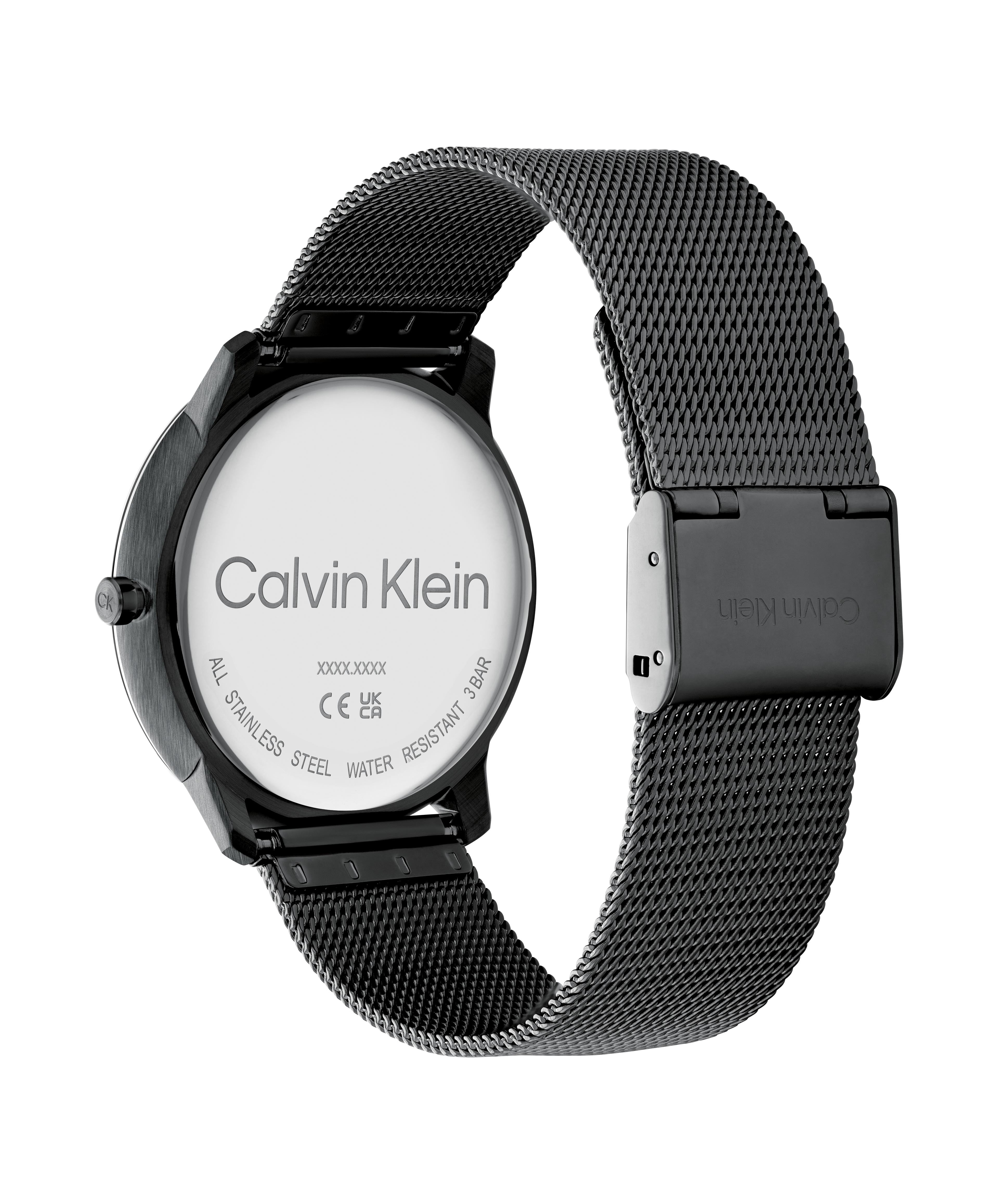 Calvin Klein Men's and Women's Quartz Movement Black Dial CK-0016