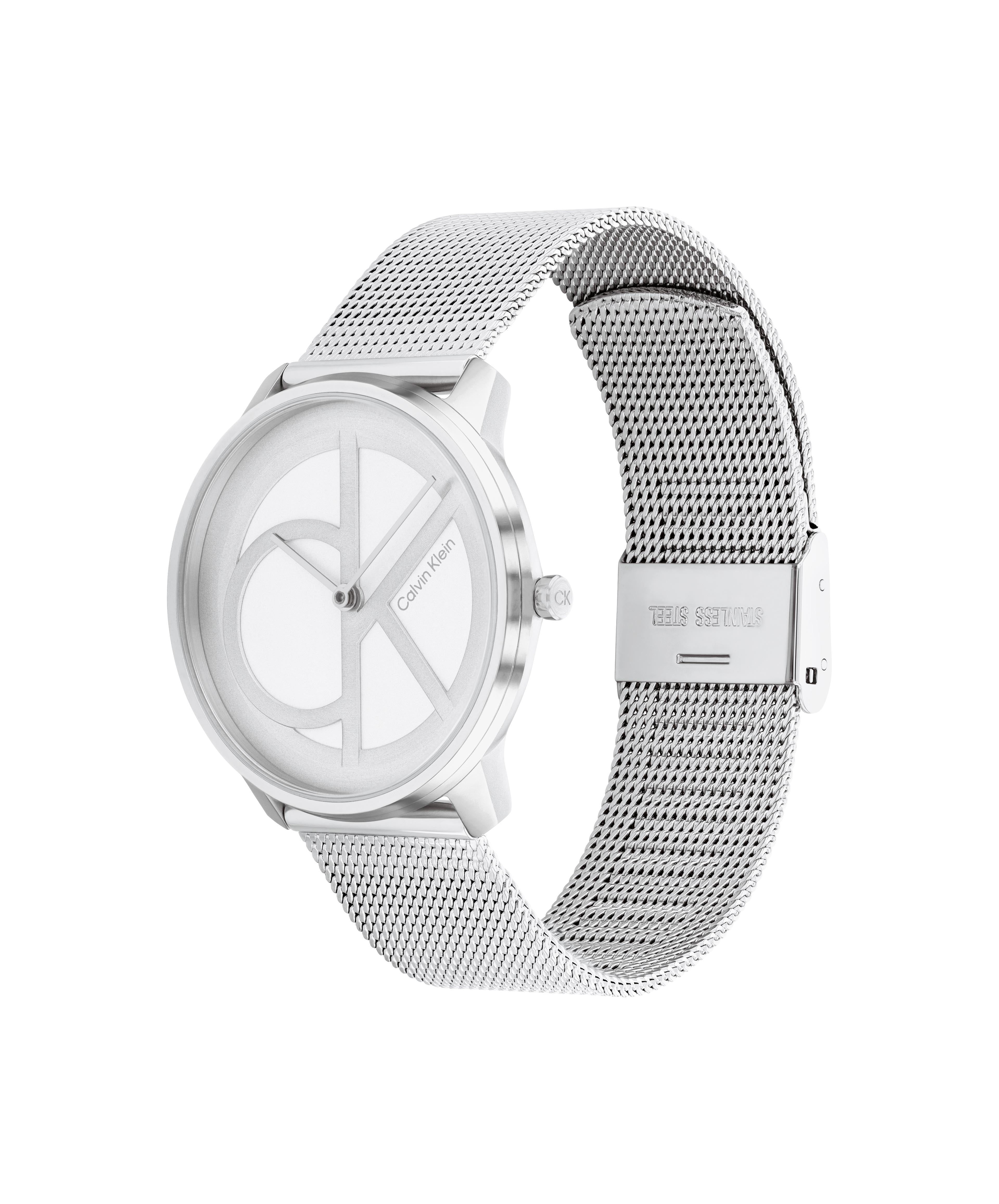 Calvin Klein Men's and Women's Quartz Movement White Dial CK-0017