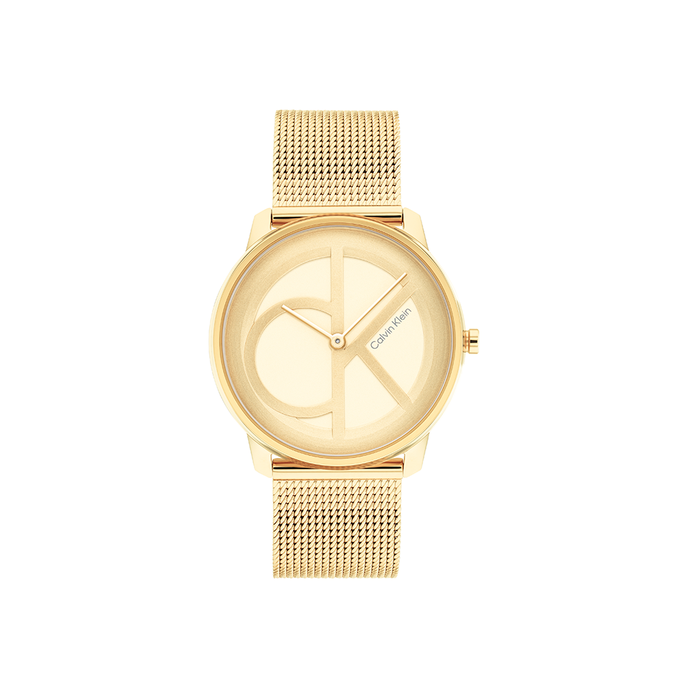 Calvin Klein Men's and Women's Quartz Movement Gold Dial CK-0018