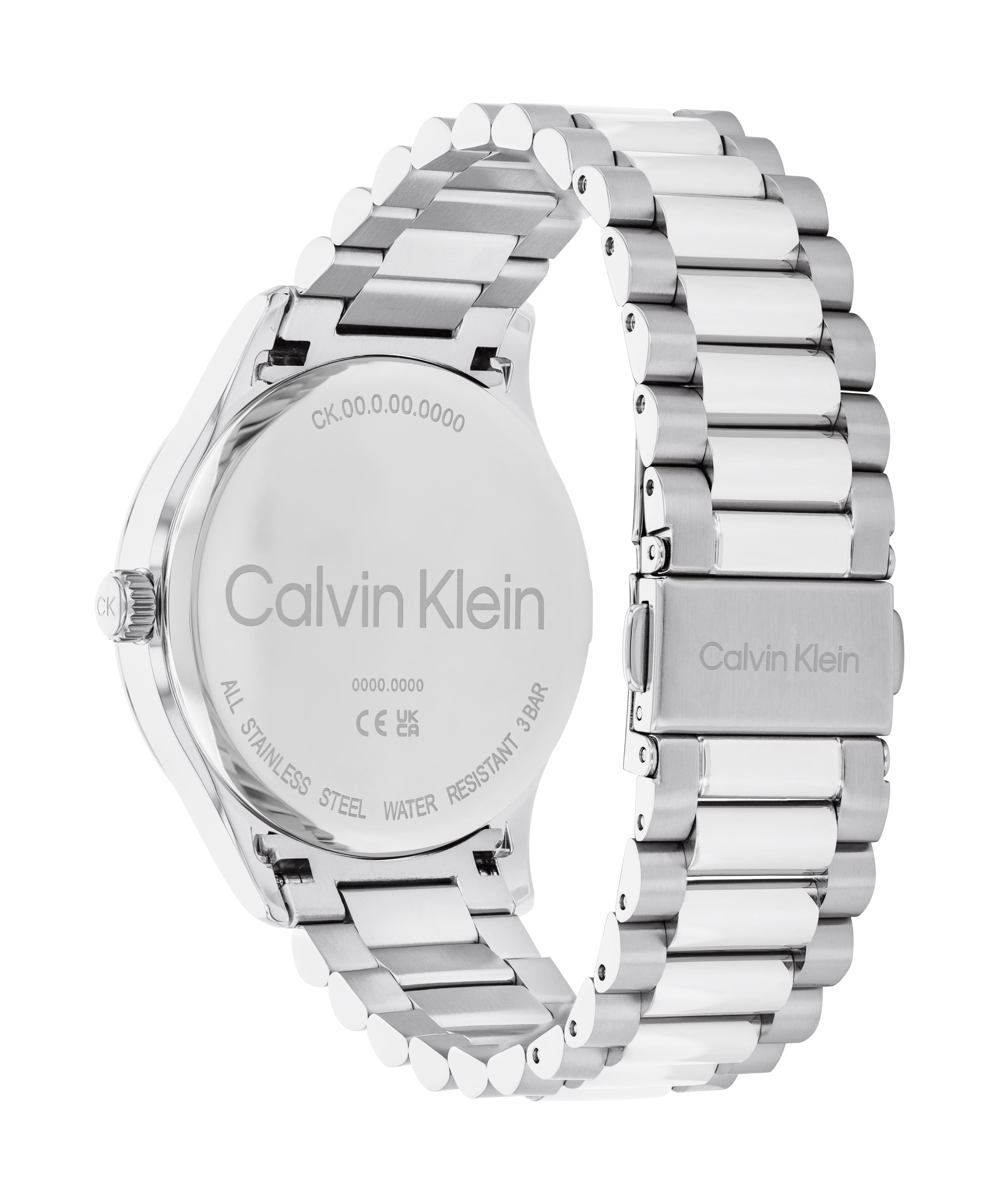 Calvin Klein Men's and Women's Quartz Movement White Dial CK-0035