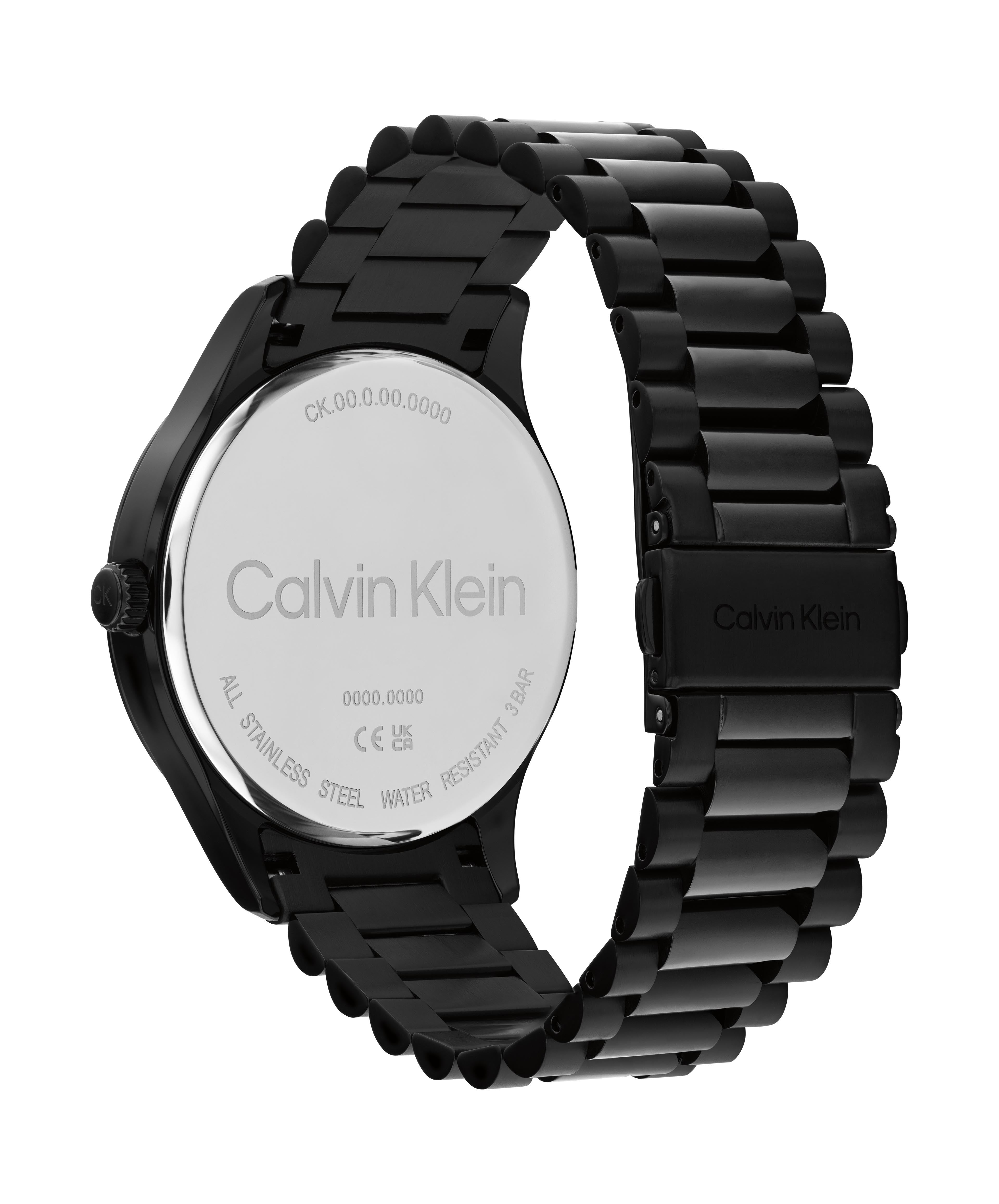 Calvin Klein Men's and Women's Quartz Movement Black Dial CK-0036