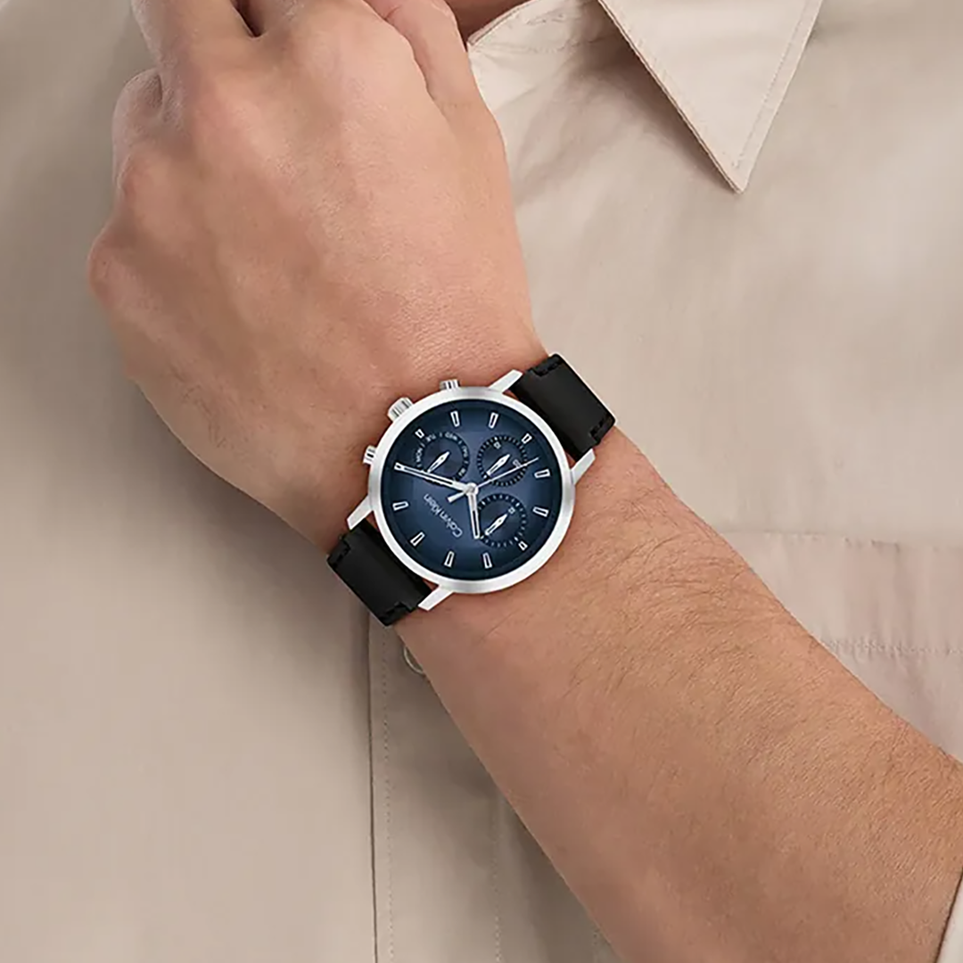 كالفن كلاين الرجالية بحركة كوارتز أزرق ميناء CK-0137