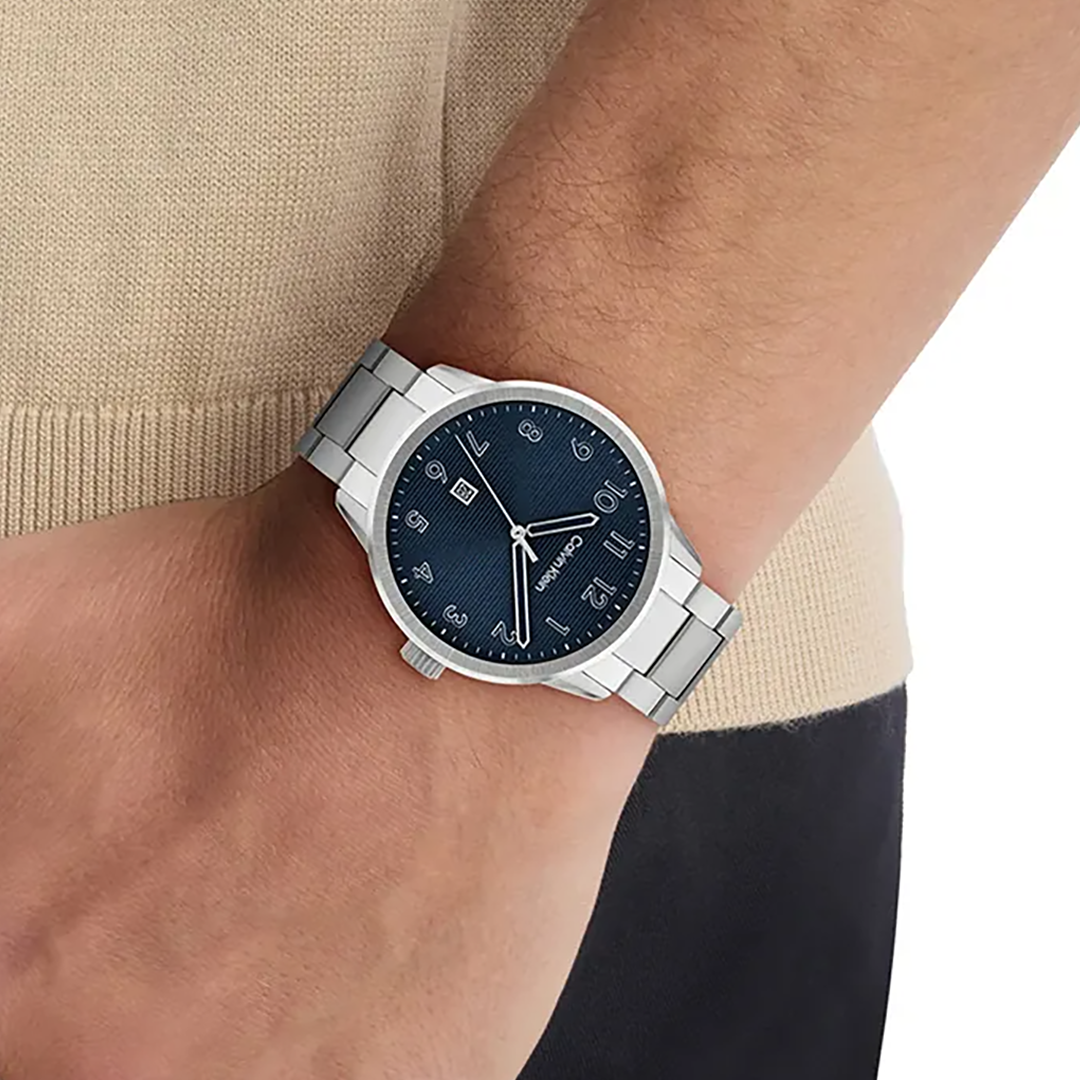 كالفن كلاين الرجالية بحركة كوارتز أزرق ميناء CK-0139