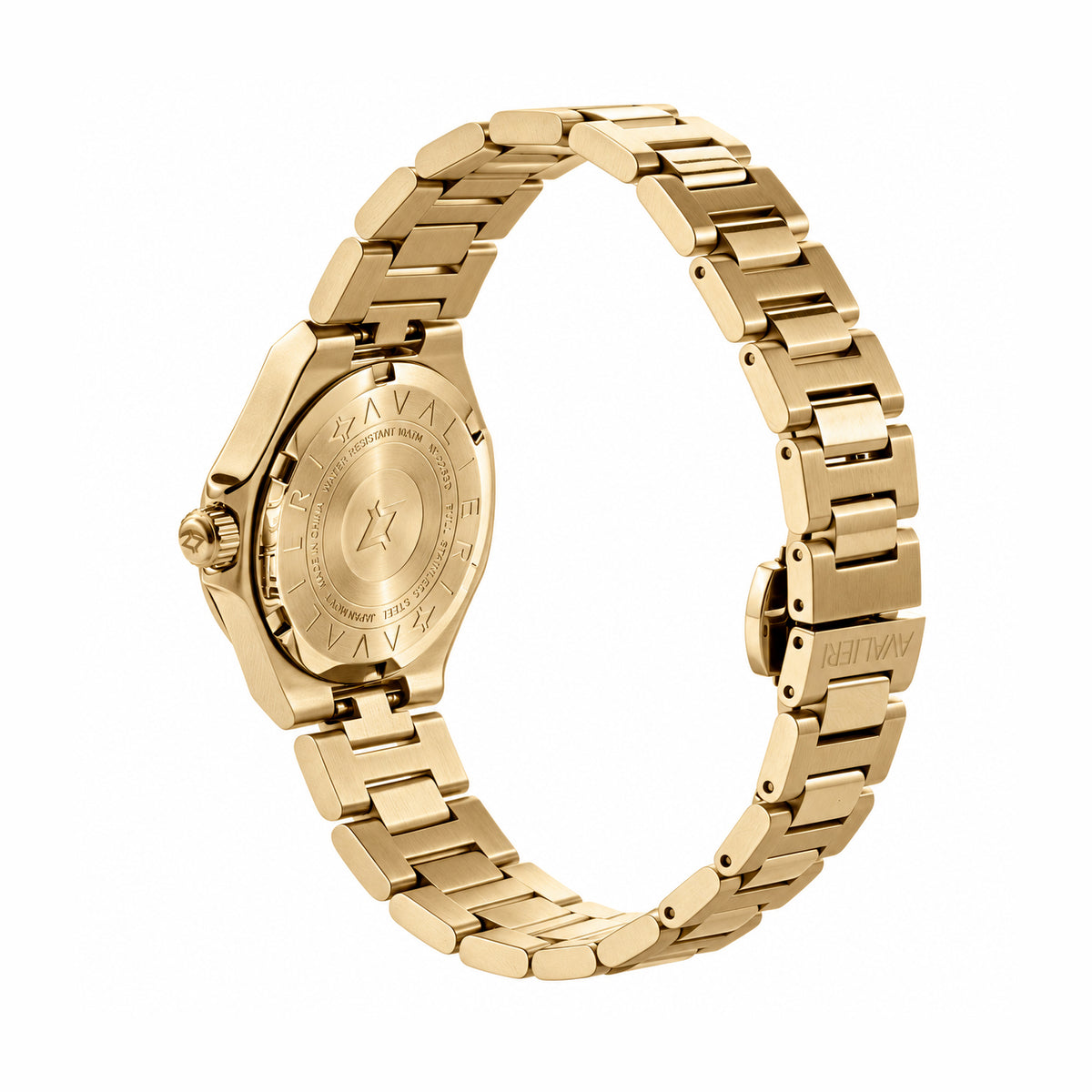 Avalieri Women's Quartz Watch with White Dial - AV-2764D