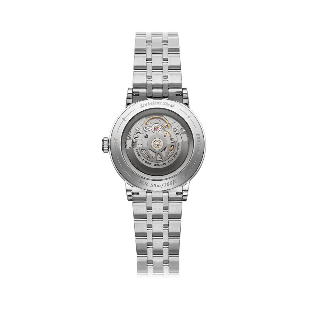 Raymond Weil Millesim Automatic Watch with Central Seconds Hand and Anthracite Dial in Sector Design – RW-0390