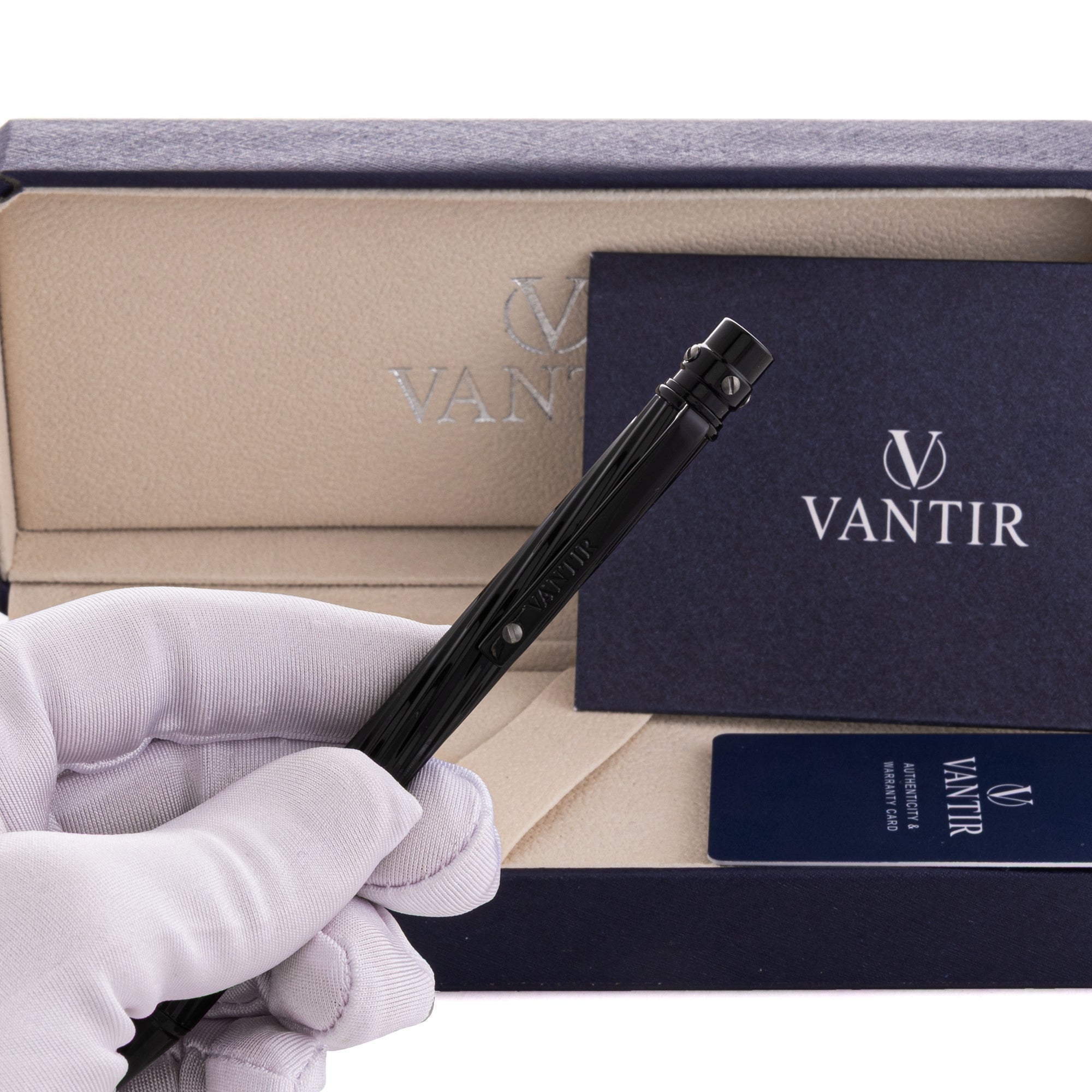Vantair Prince Pen, Full Black, Custom Design VNTPEN-0018