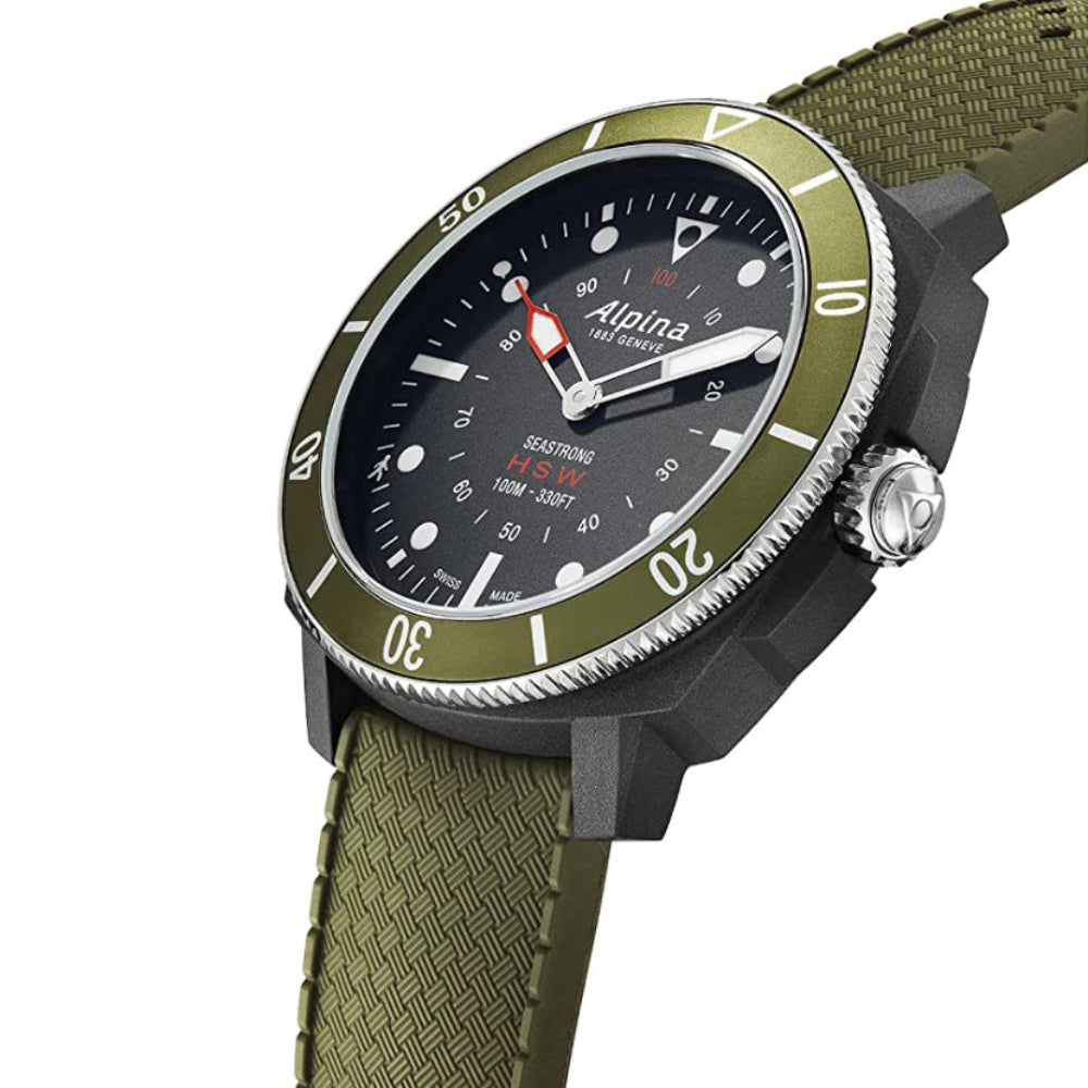 Alpina Men's Quartz Black Dial Watch - ALP-0010