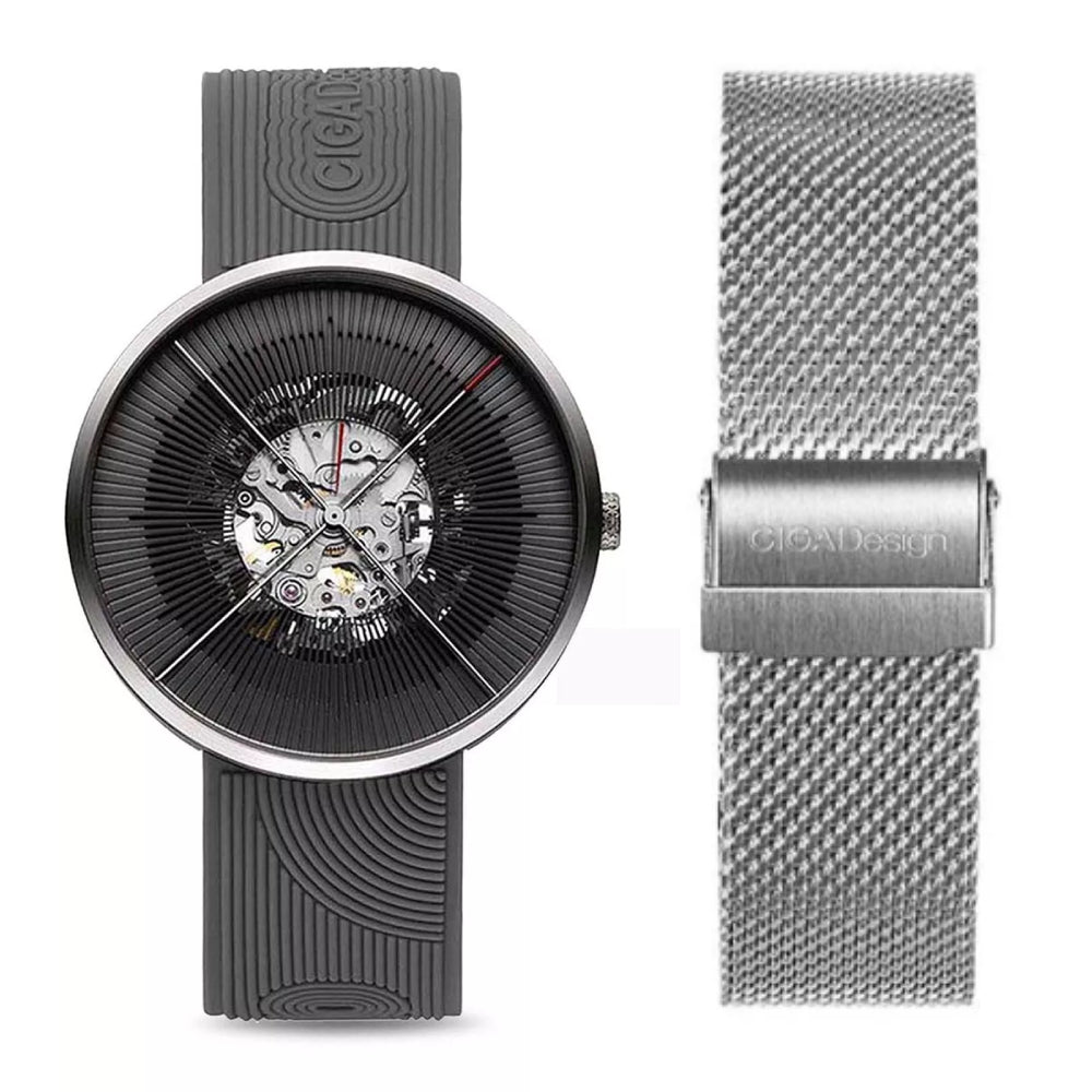 CIGA Design Men's Automatic Movement, Exposed Dial Watch - CIGA-0022