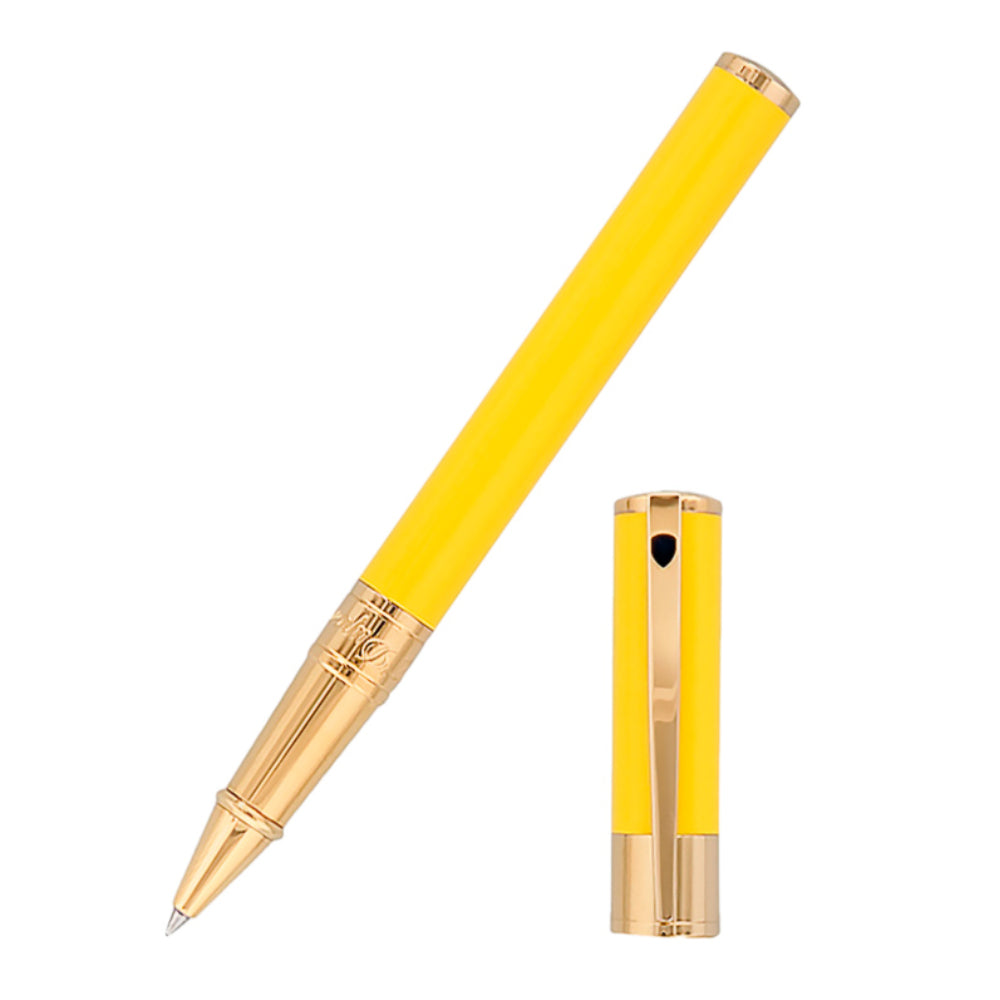 قلم باللون الأصفر وذهبي من إس.تي.ديبونت - 29916048592