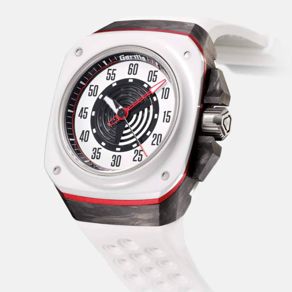 Gorilla Men's Automatic Movement White Dial Watch - GOR-0002