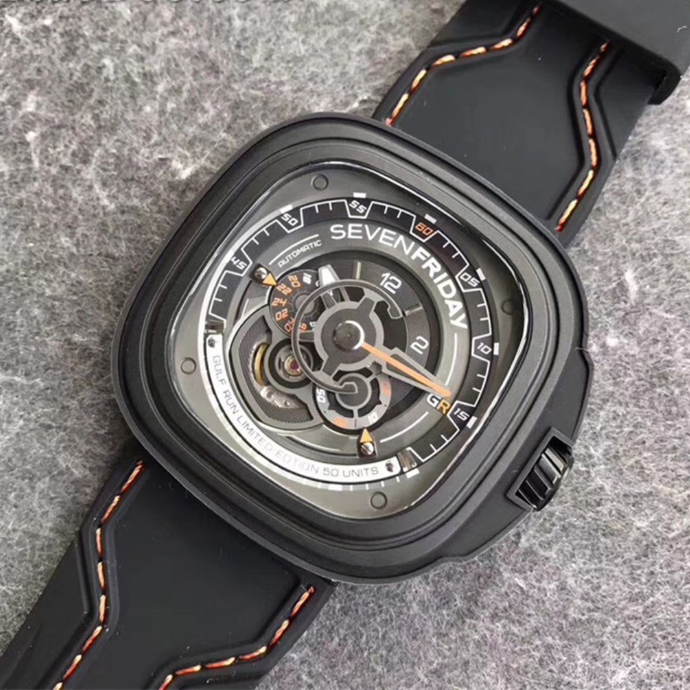 Sevenfriday Men's Automatic Movement Gray Dial Watch - SF-0066