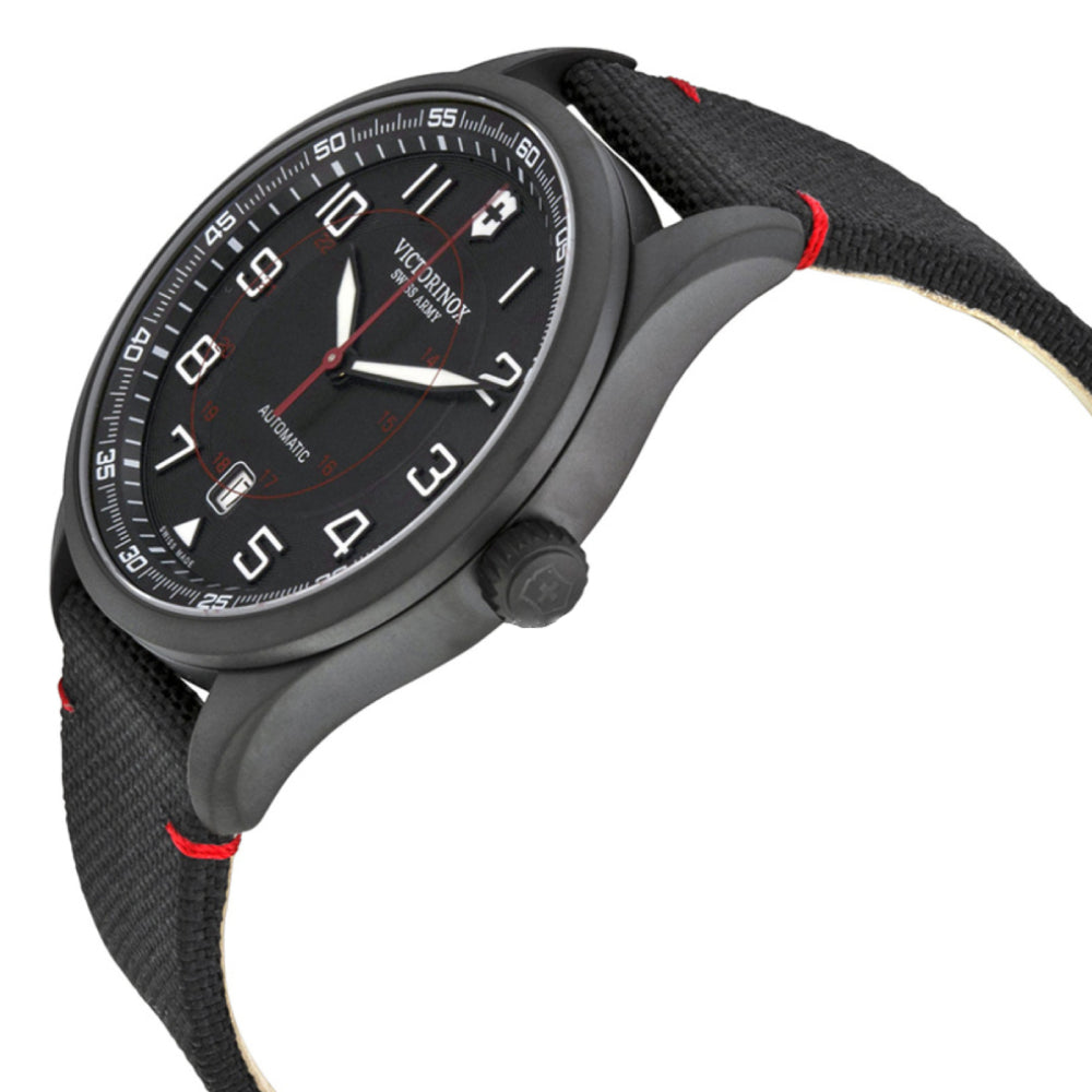 Victorinox Men's Automatic Movement Black Dial Watch - VTX-0020