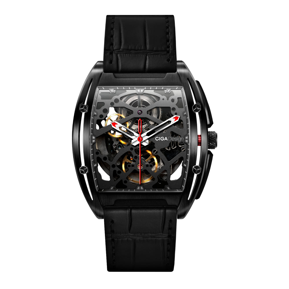 CIGA Design Men's Automatic Movement Exposed Dial Watch - CIGA-0013