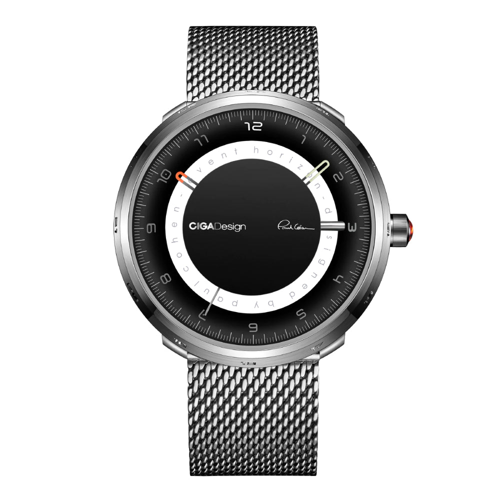CIGA Design Men's Automatic Movement Black Dial Watch - CIGA-0006