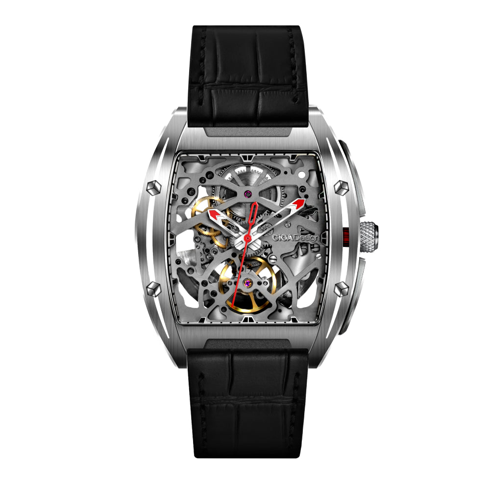 CIGA Design Men's Automatic Movement, Exposed Dial Watch - CIGA-0015