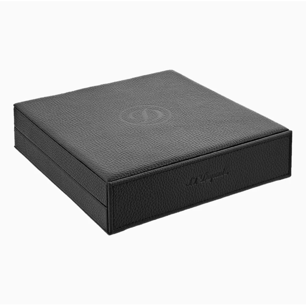 صندوق مرطب سيجار باللون الأسود والبني من إس.تي.ديبونت - 29916208273