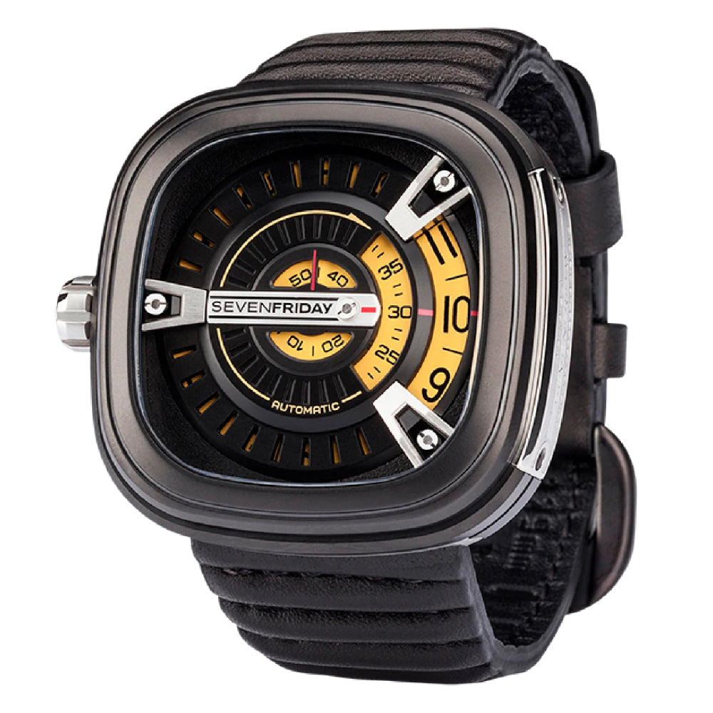 Sevenfriday Men's Automatic Movement Black Dial Watch - SF-0031