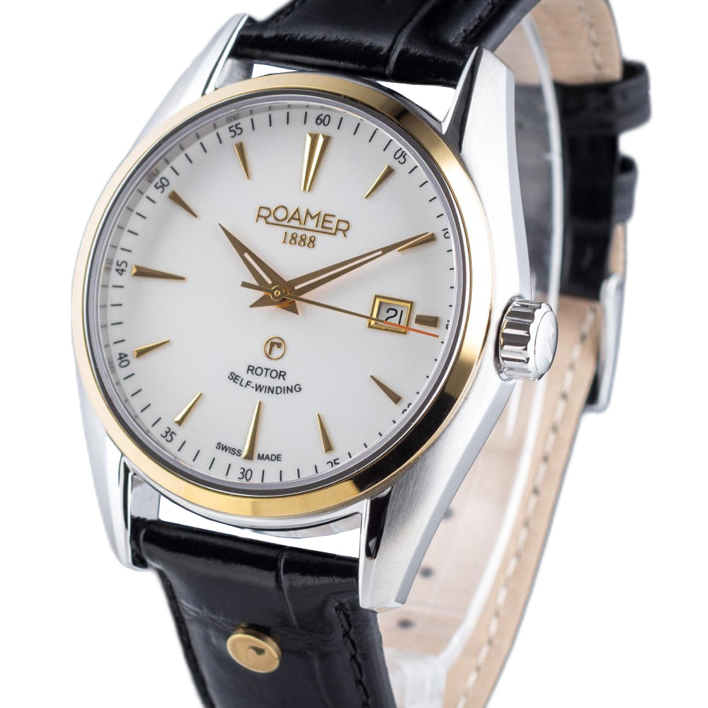 Romer Men's Automatic Movement Watch With Silver White Dial - ROA-0057