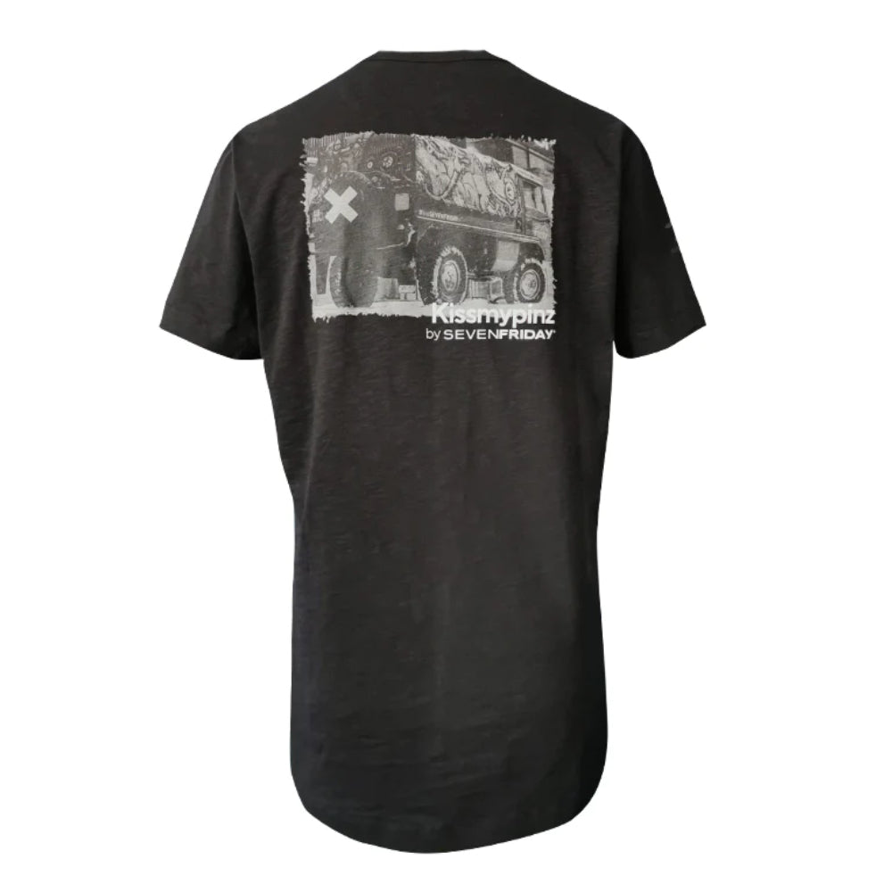 Sevenfriday Men's and Women's Black T-Shirt - SFTS-0005