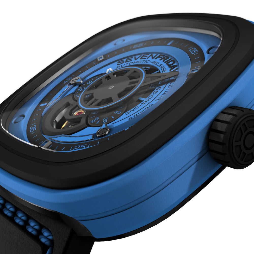 Sevenfriday Men's Automatic Movement Blue Dial Watch - SF-0009
