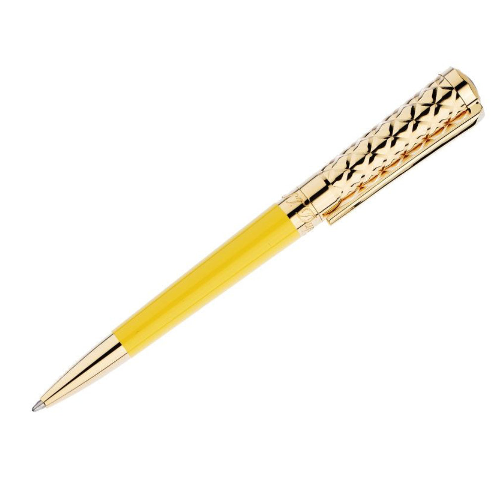S.T. Dupont Yellow and Gold Pen - STDPPN-0032
