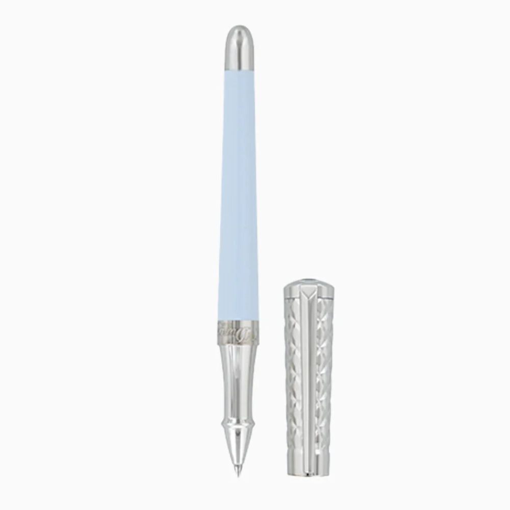 ST.Dupont Blue and Silver Pen - STDPPN-0028