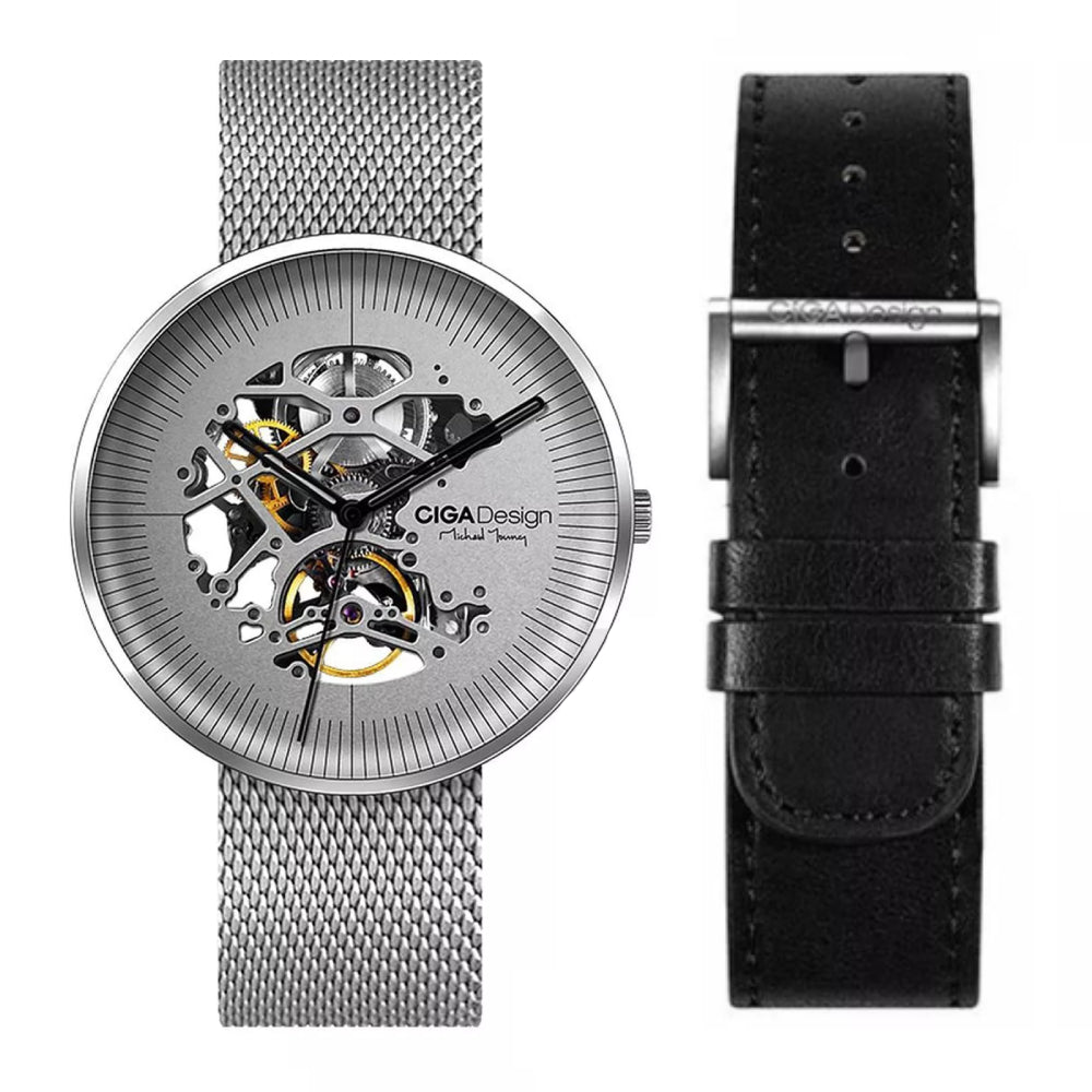 CIGA Design Men's Automatic Movement, Exposed Dial Watch - CIGA-0019