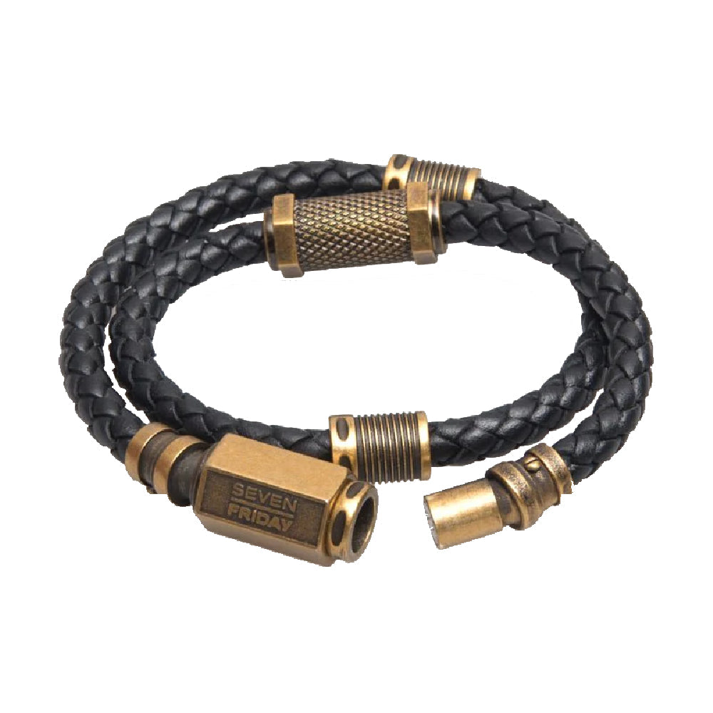 Sevenfriday Black and Copper Bracelet for Men - SFBR-0006/SFBR-0005