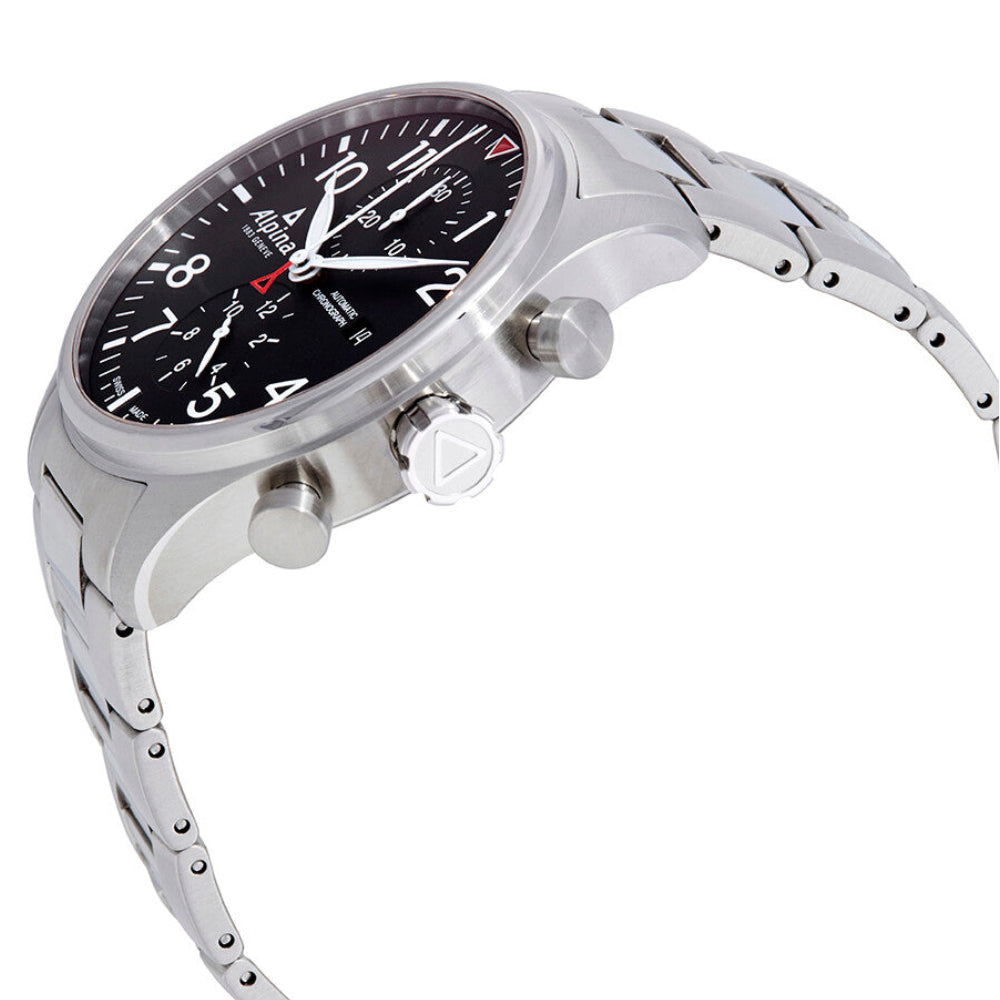 Alpina Men's Watch Automatic Movement Black Dial - ALP-0031
