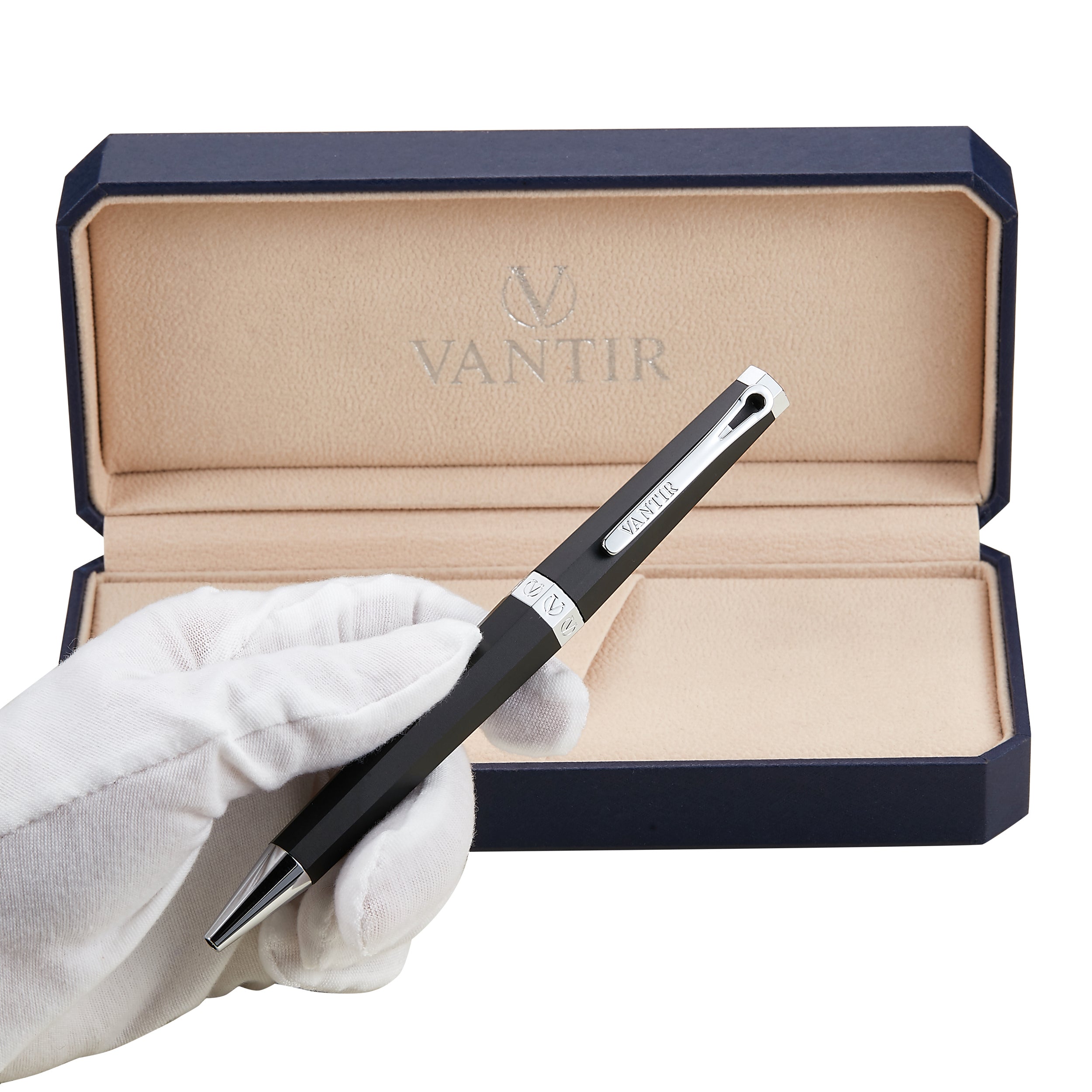 Vantir Silver Stone Pen VNTPEN-0023