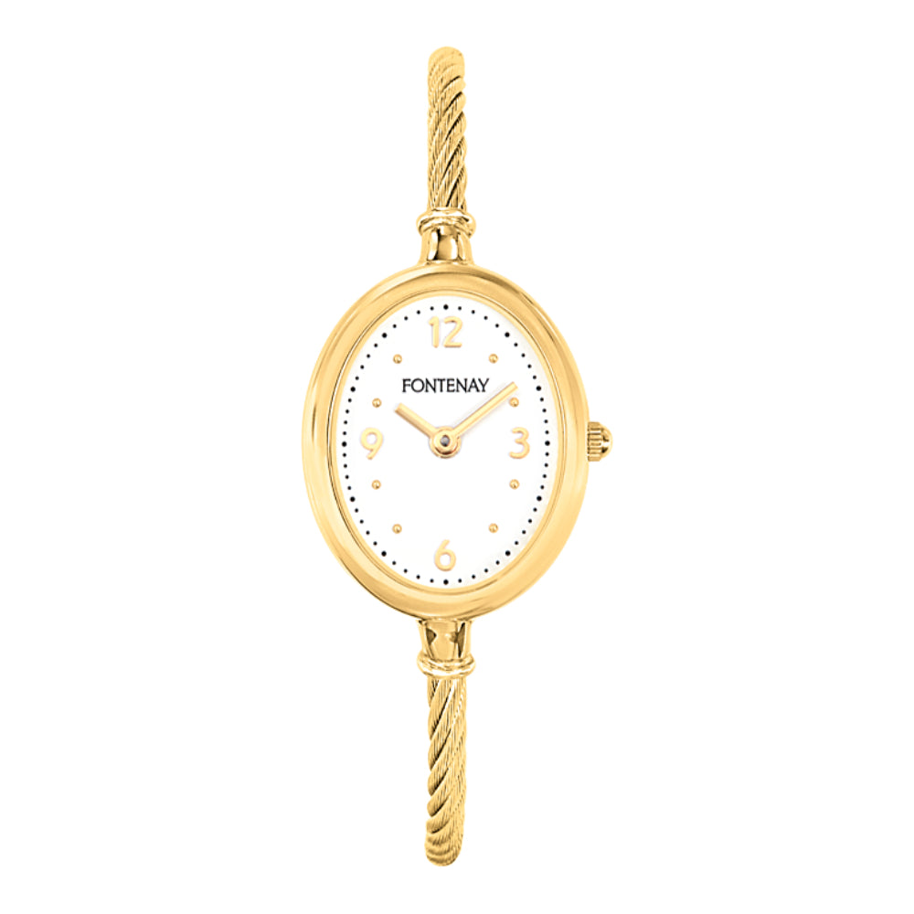 Fontenay Paris Women's Quartz Watch with White Dial - FNT-0015