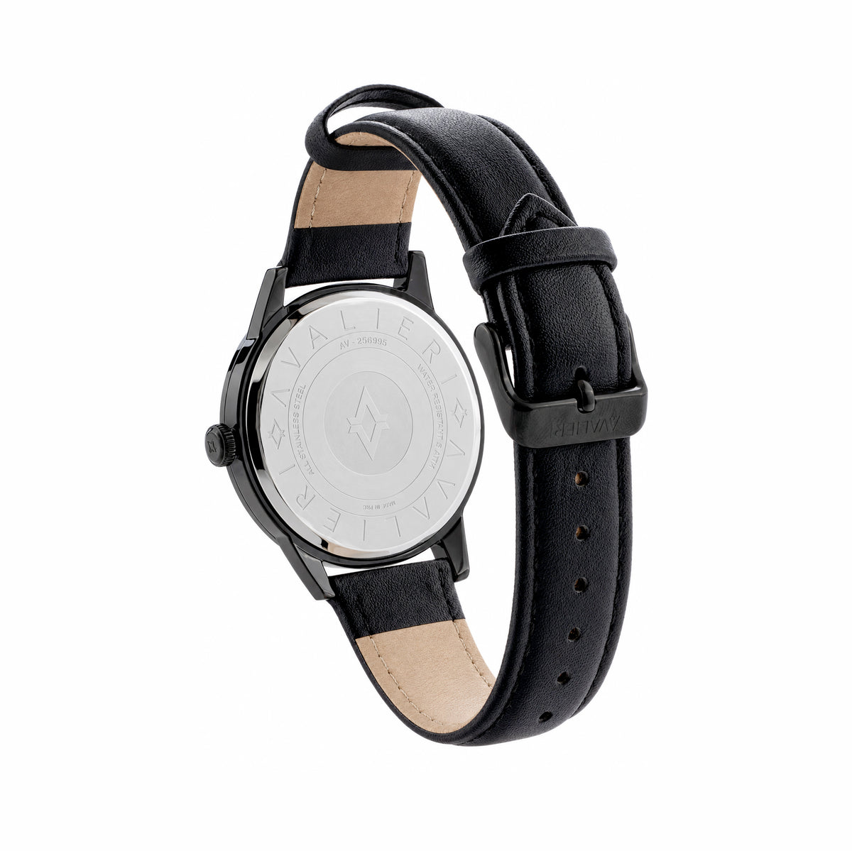 Avalieri Men's Quartz Watch with Black Dial - AV-2669B