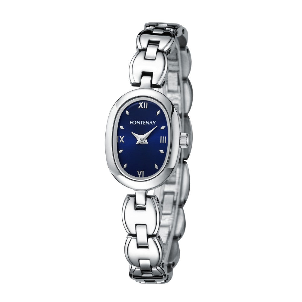 Fontenay Paris Women's Quartz Watch with Blue Dial - FNT-0026