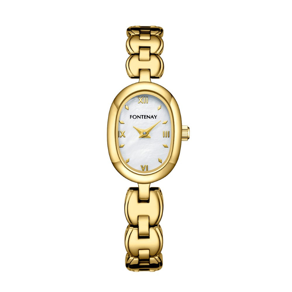 Fontenay Paris Women's Quartz Watch with Pearly White Dial - FNT-0027