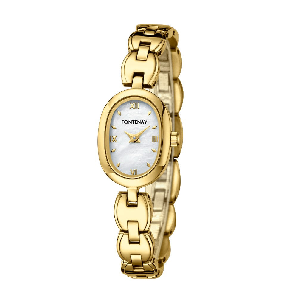 Fontenay Paris Women's Quartz Watch with Pearly White Dial - FNT-0027