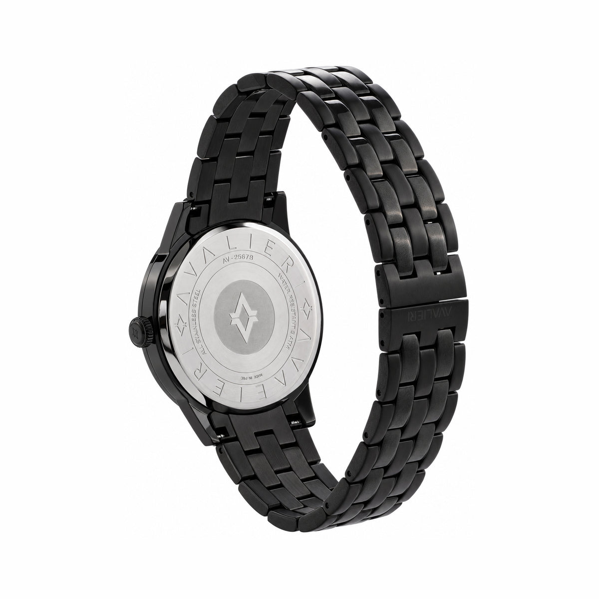 Avalery Men's Quartz Watch with Black Dial - AV-2667B