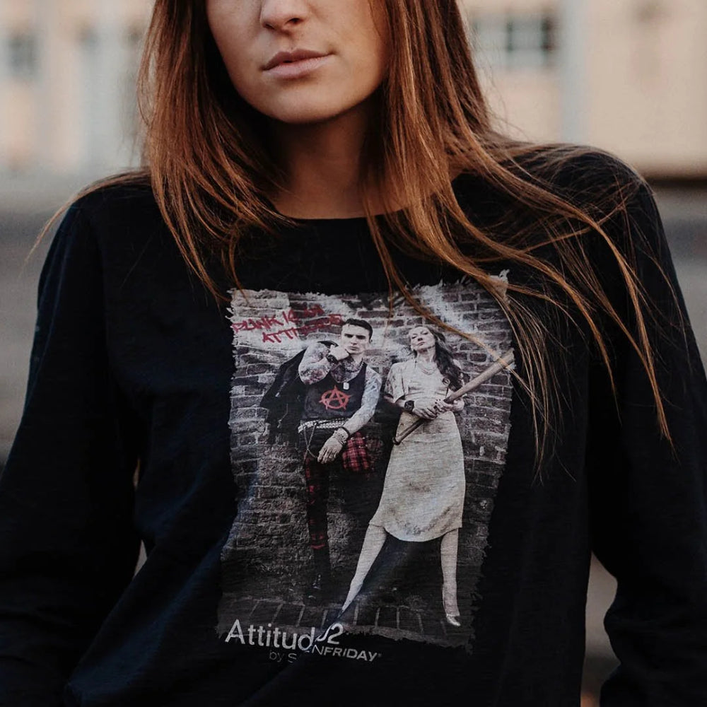 قميص باللون الأسود للرجال والنساء من سيفين فرايداي - SFTS-0023