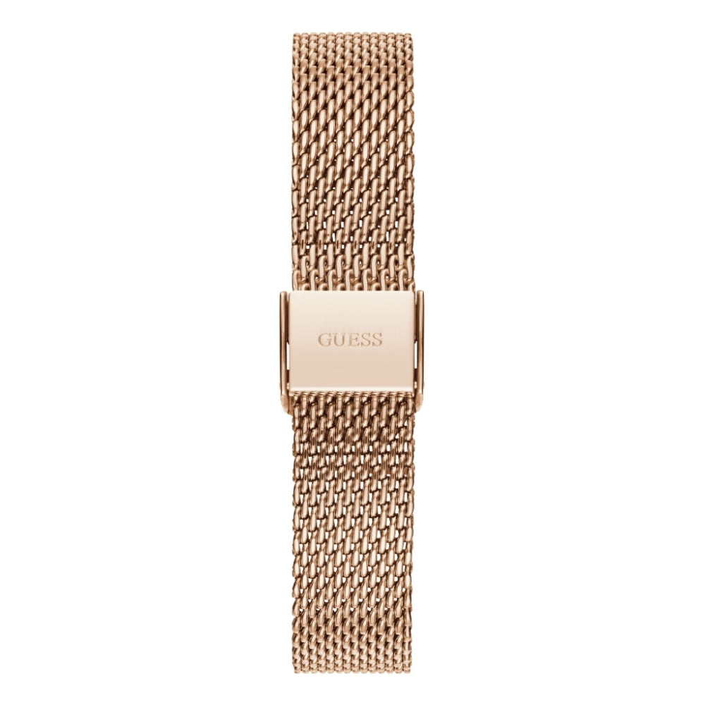 Guess Women's Quartz Watch with Rose Gold Dial - GW-0198