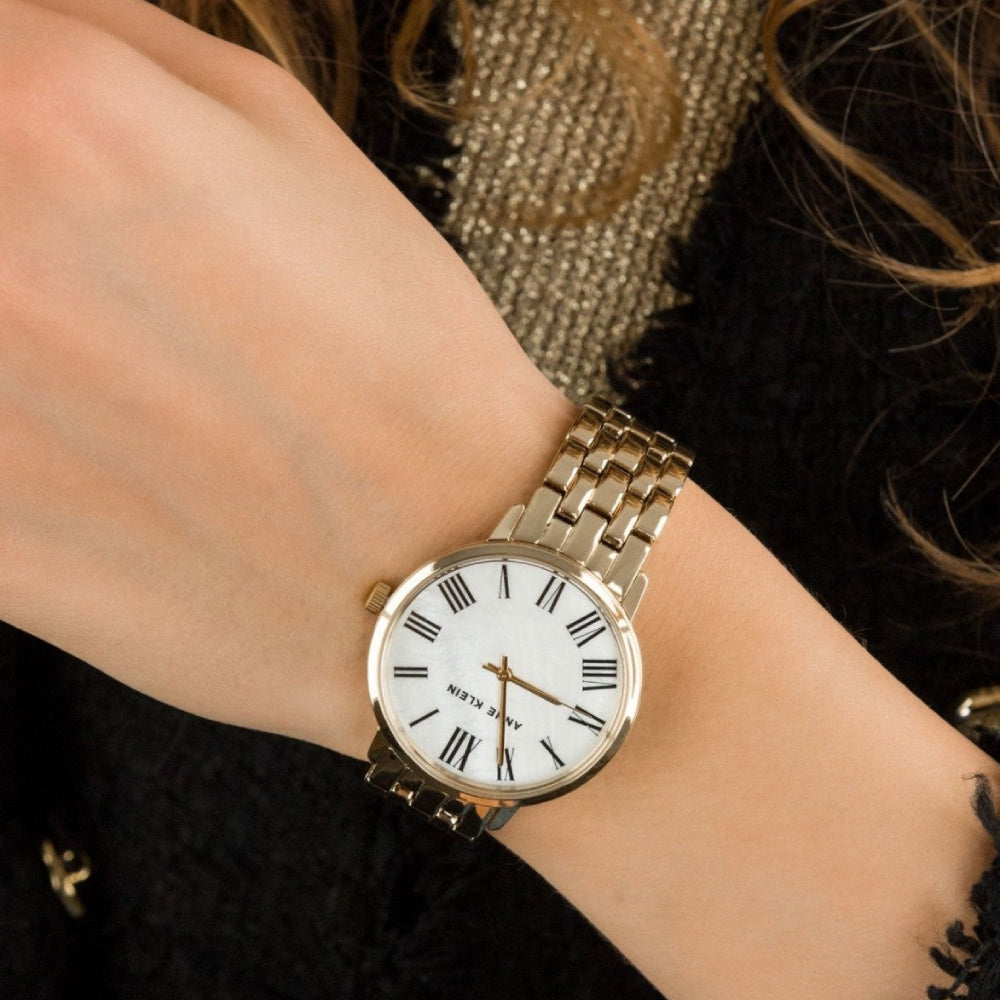 Anne Klein Women's Quartz Watch With White Dial - AK-0181
