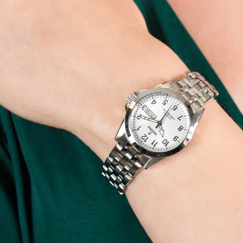 Quartz watch women's silver new arrivals