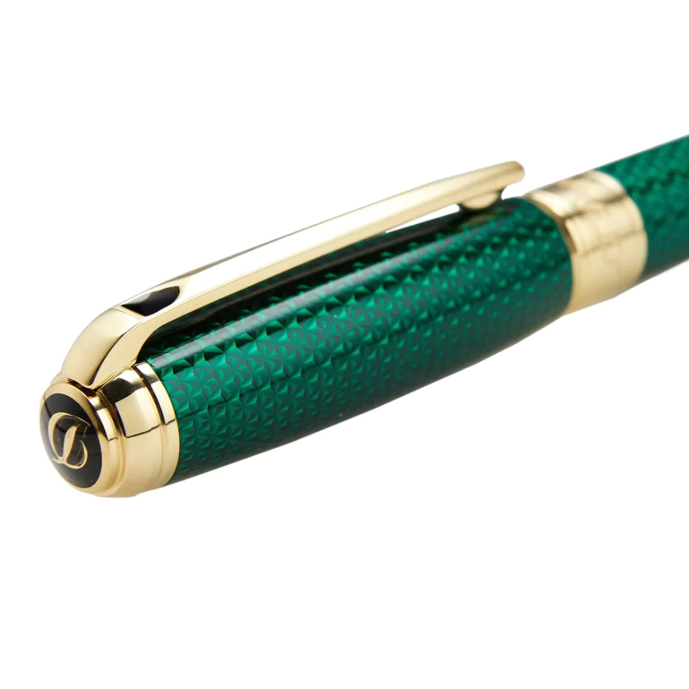 قلم باللون الأخضر وذهبي من إس.تي.ديبونت - STDPPN-0018