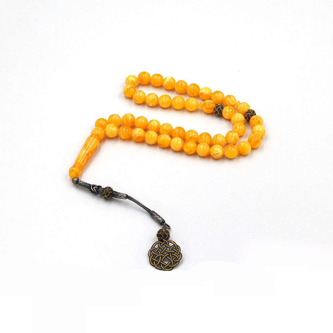 Yellow Rosary for Men - MSB-0036-YEL1