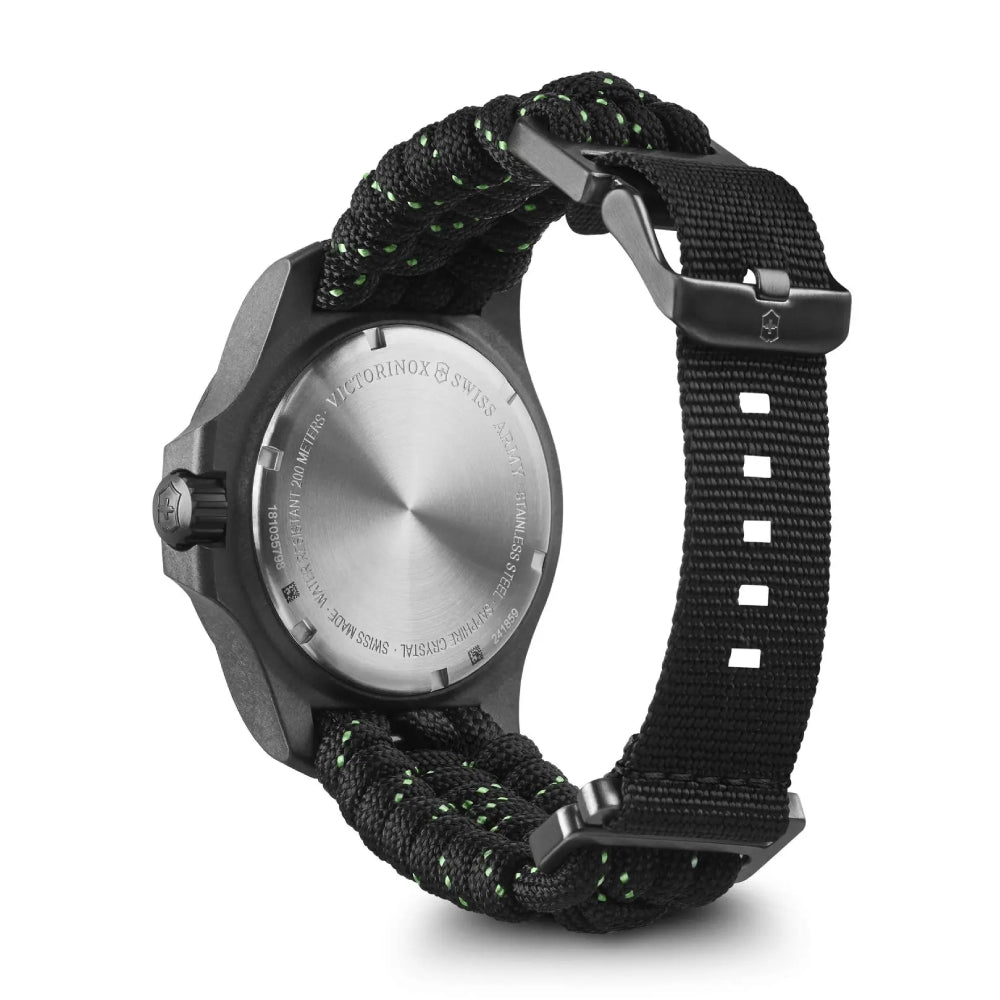 Victorinox Men's Quartz Black Dial Watch - VTX-0099 SET