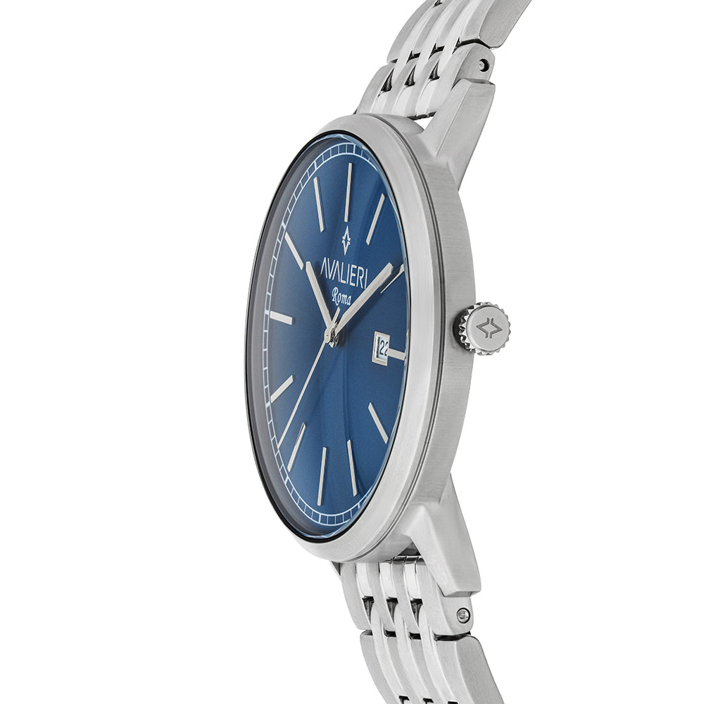 Avaleri Men's Quartz Watch with Blue Dial - AV-2648B