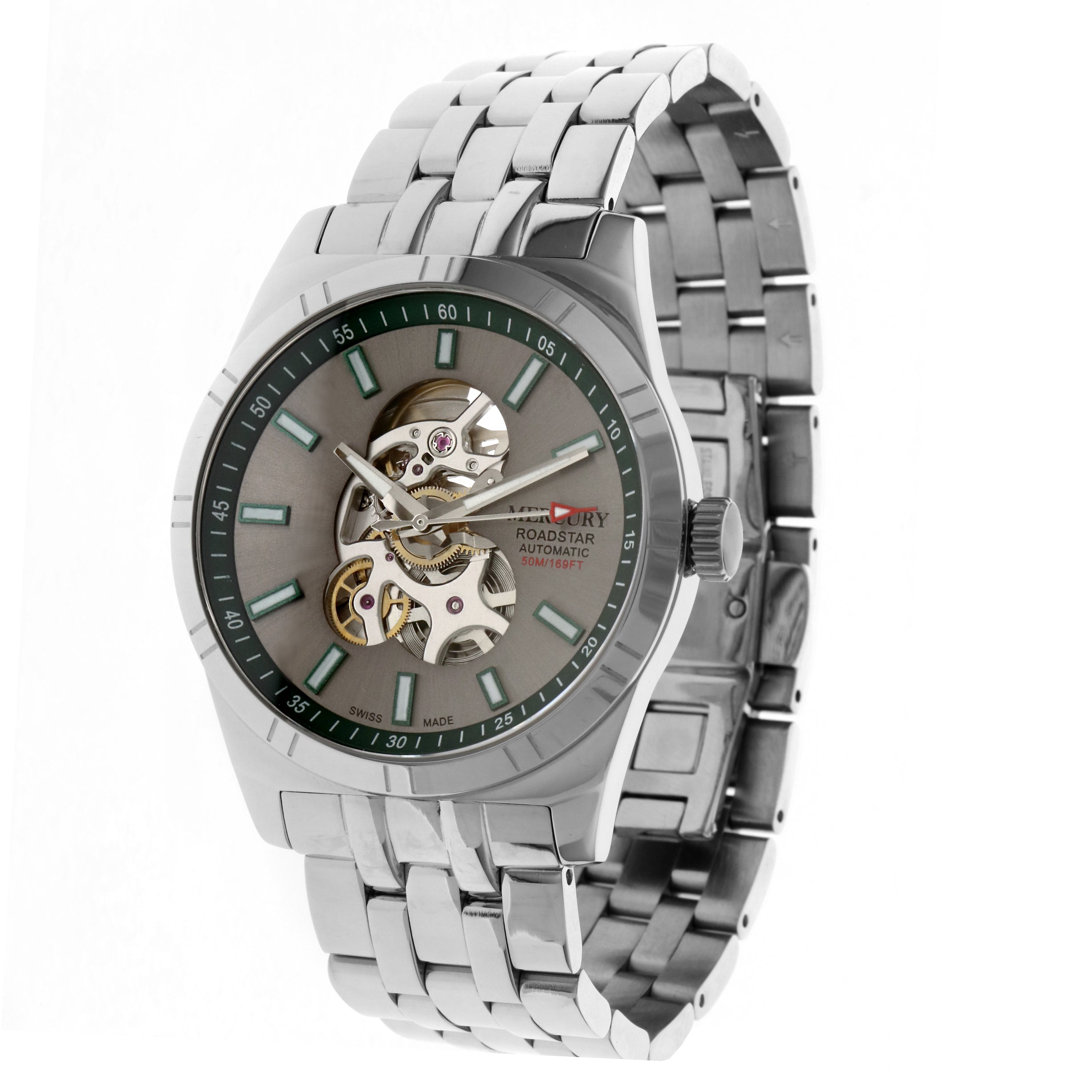 Mercury Swiss Men's Watch, Automatic Movement, Gray Dial - MER-0011