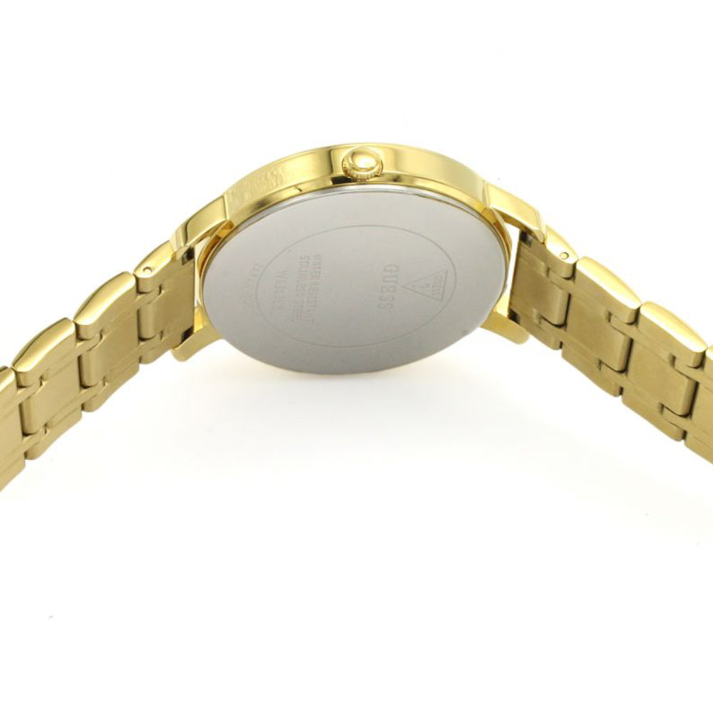 Guess Women's Quartz Watch, Gold Dial - GW-0301