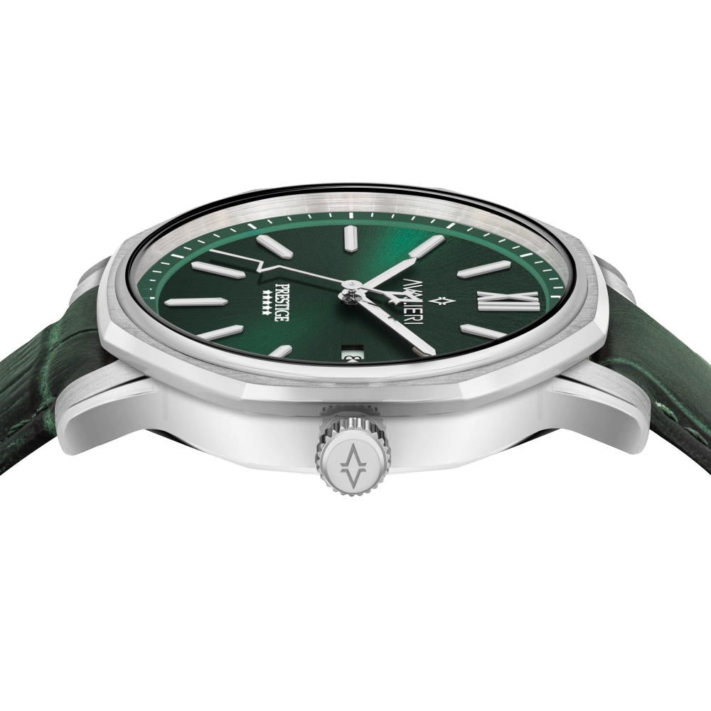 Avalieri Prestige Men's Quartz Watch with Green Dial - AP-0147