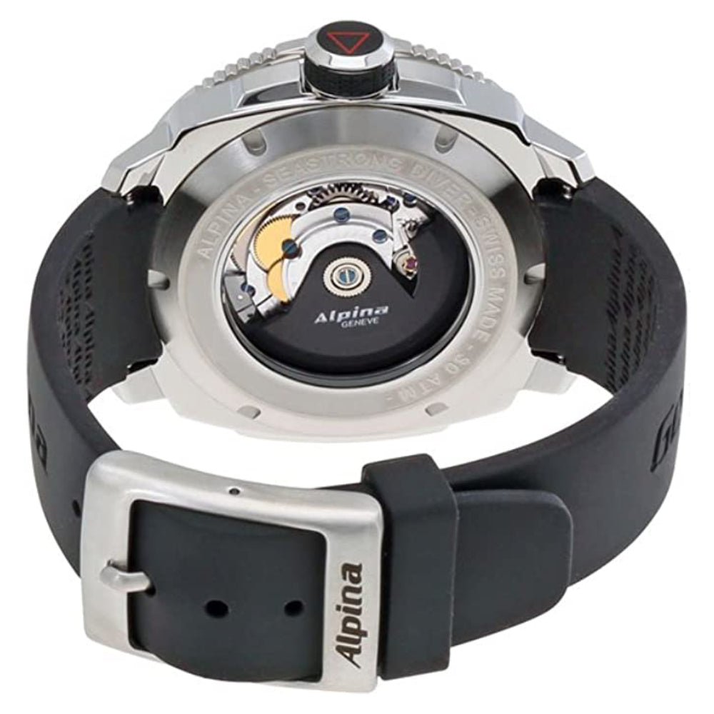 Men s watch automatic movement black dial ALP 0005