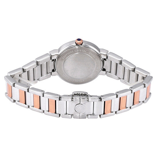 ساعة ريموند ويل النسائية بحركة كوارتز ولون مينا فضي - RW-0271(DMND/05)