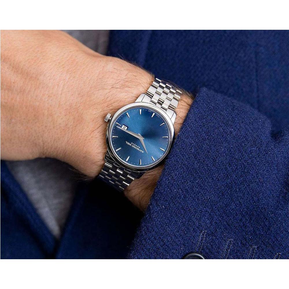 Raymond Weil Toccata Classic Men's Watch with Quartz Movement and Blue Dial – RW-0247